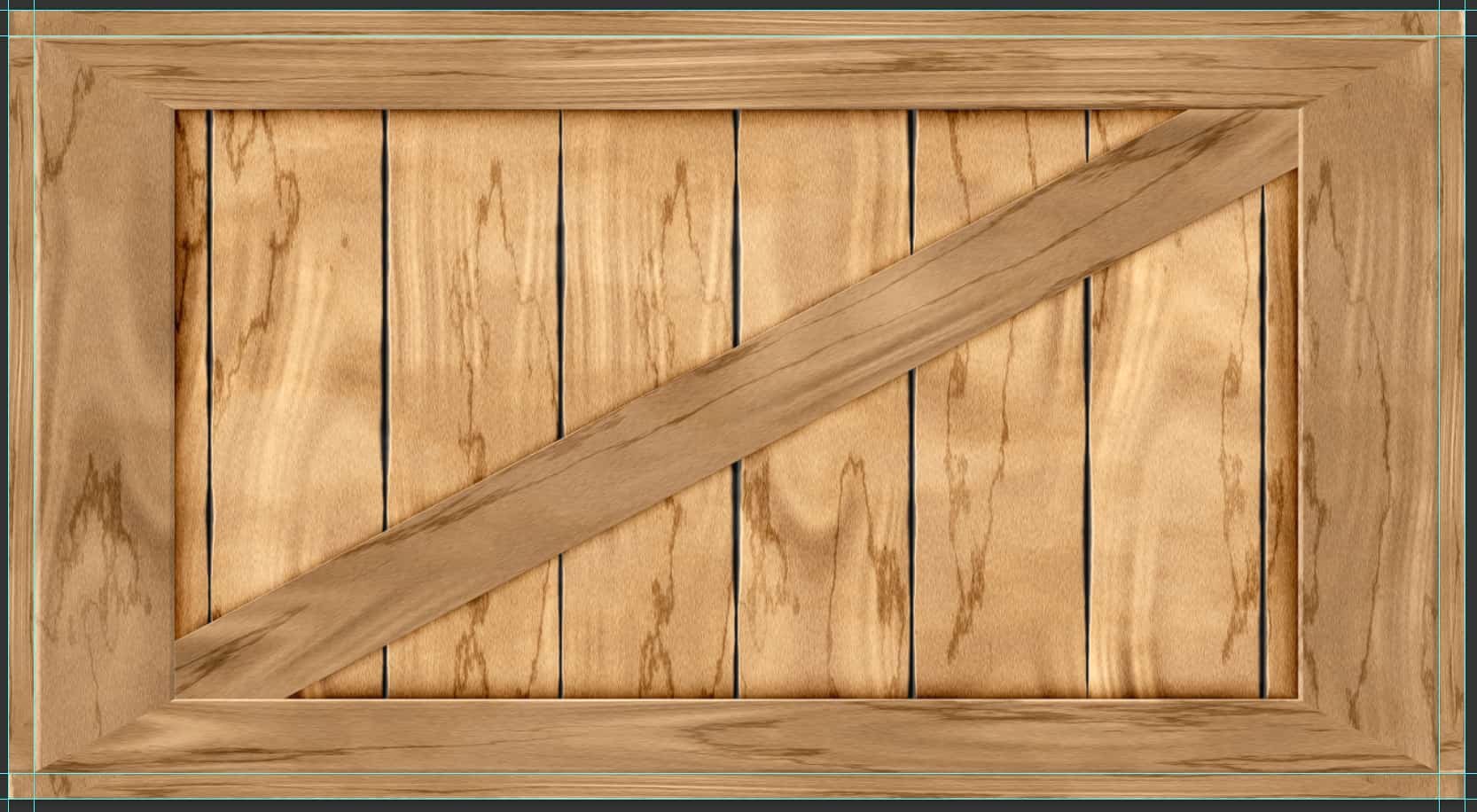 Bamboo Wood Crate Chest Freezer Wrap